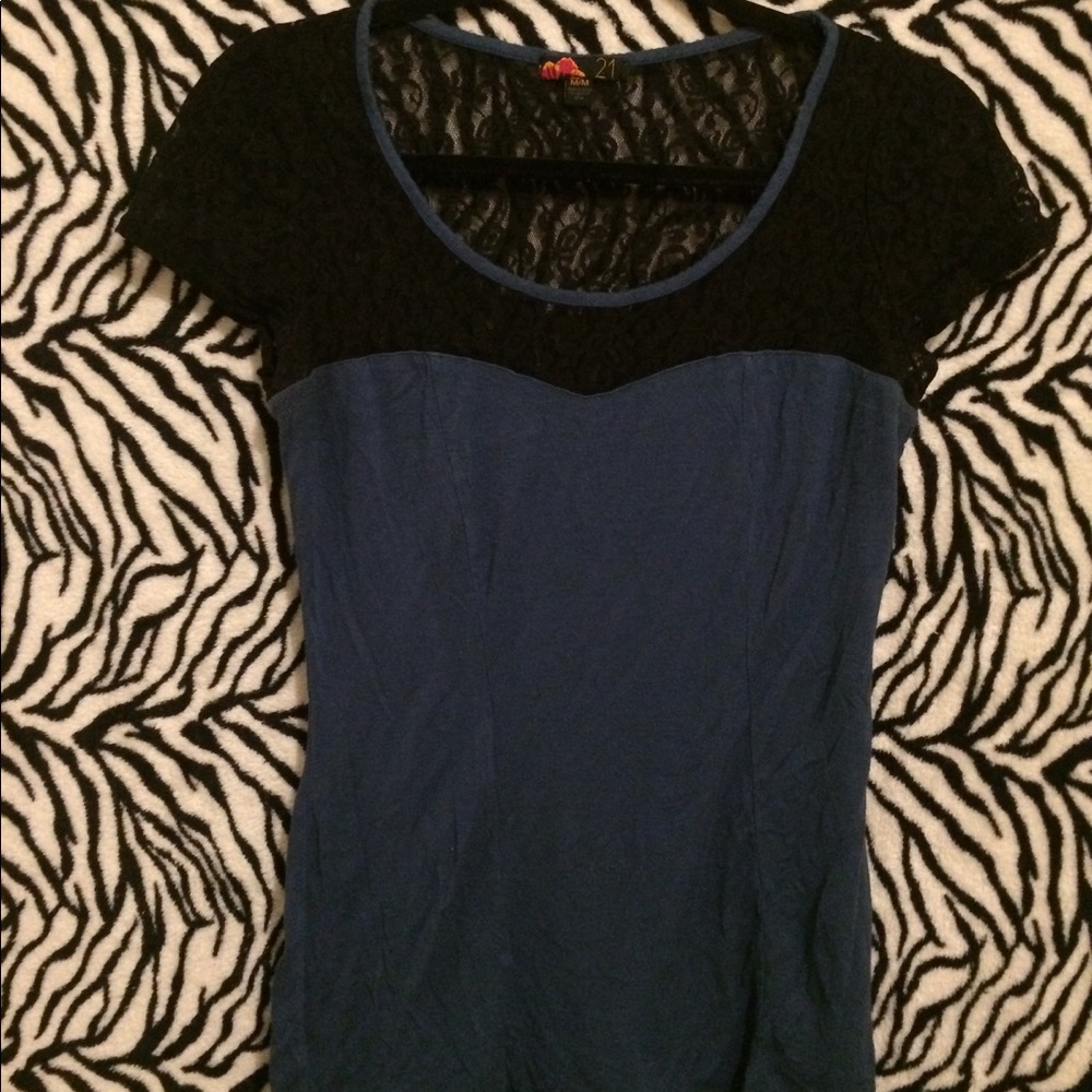 Lace Bodice Fit Top